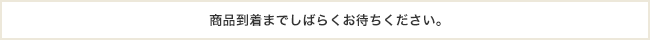 商品到着までしばらくお待ちください。